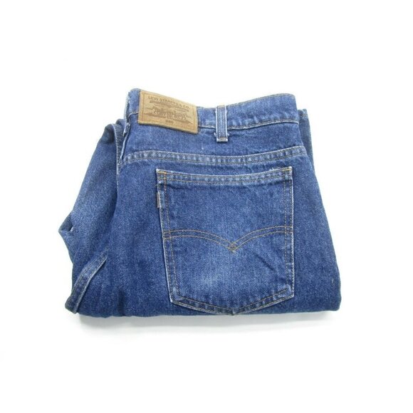 Vintage Men's Levi's 540 Jeans Tapered USA Leather Tab Size 38x30 Irregular - Picture 1 of 12